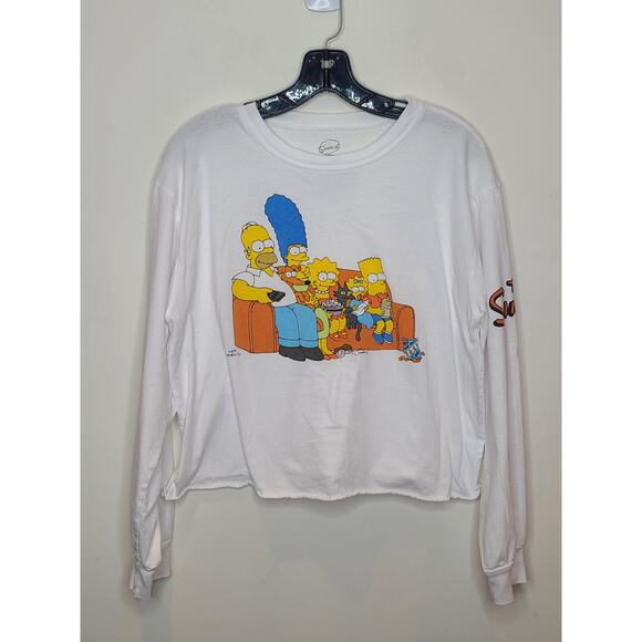 Simpsons cut off long sleeve shirt - 2xl - Picture 1 of 4